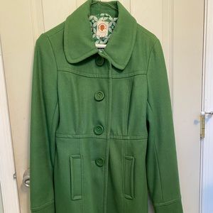 Tulle Green Peacoat- M